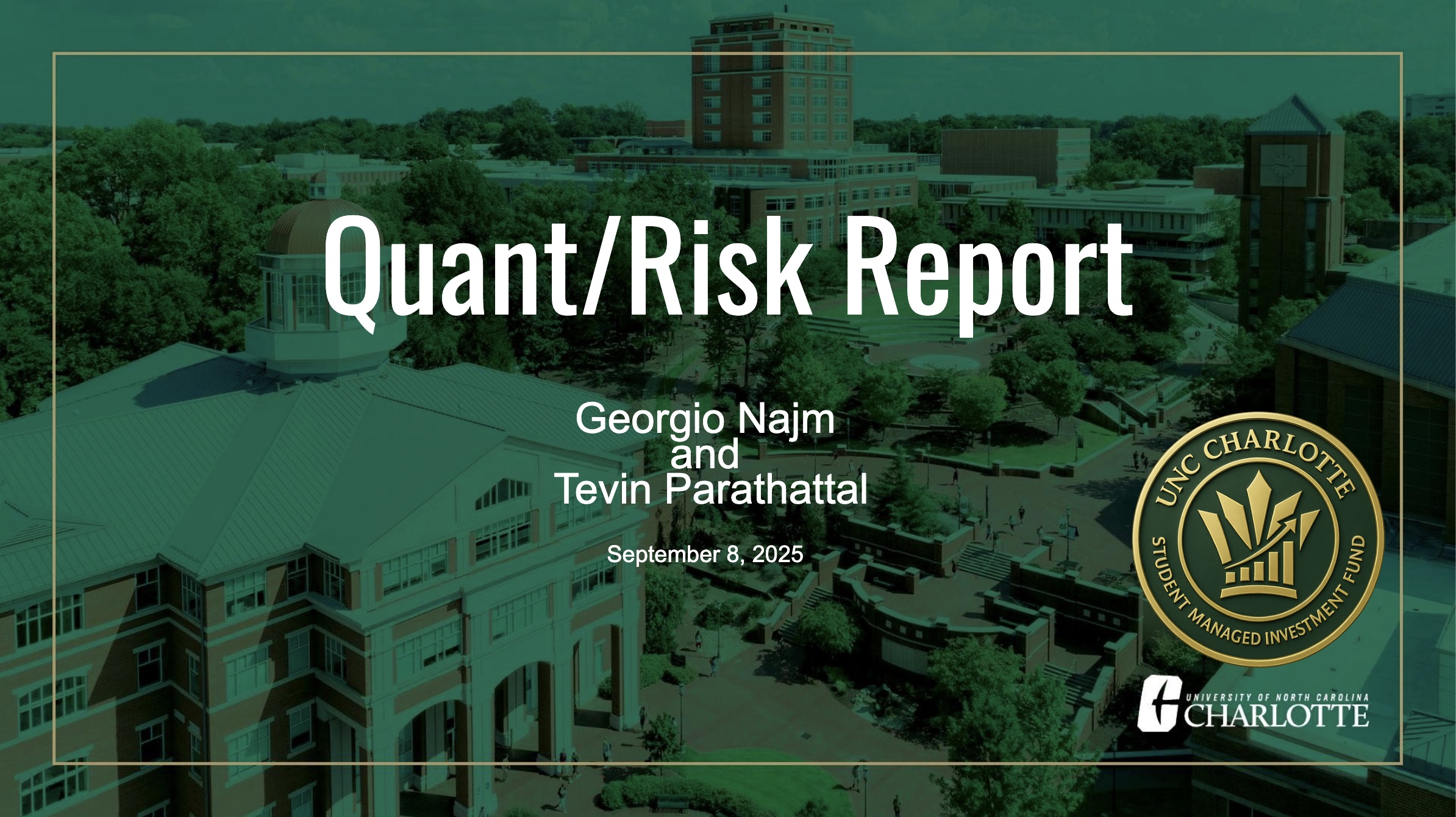 Quantitative Risk Analysis - September 8, 2025